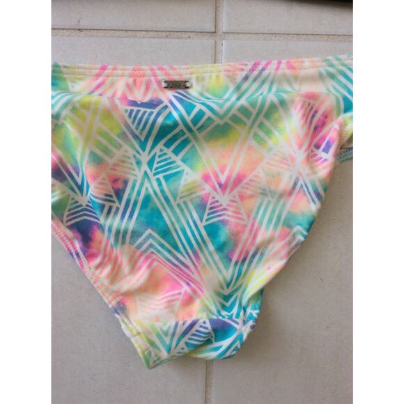 Victoria's Secret Pink Swim Bikini Swimwear Triangle Top Print Swimsuit - Picture 10 of 13